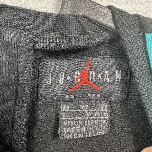 Jordan Little Kids 18M One Piece Air Bubble Jumpsuit Teal Snap Close - Picture 3 of 14